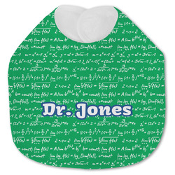 Equations Jersey Knit Baby Bib w/ Name or Text
