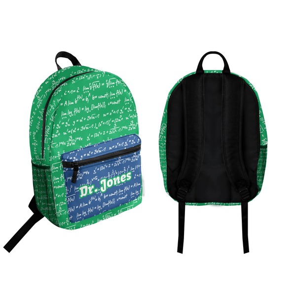 Equations Backpack front and back - Apvl