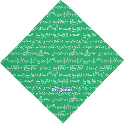 Equations Dog Bandana Scarf w/ Name or Text