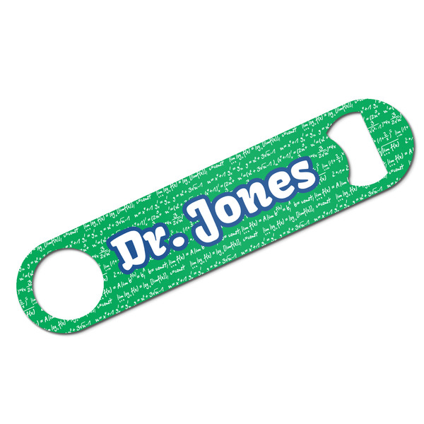 Custom Equations Bar Bottle Opener w/ Name or Text