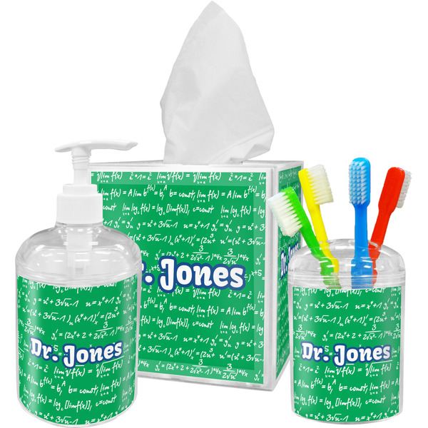 Equations Bathroom Accessories Set (Personalized)