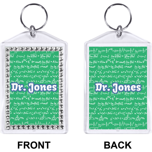 Equations Bling Keychain (Front + Back)