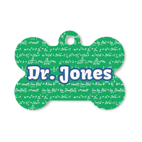 Custom Equations Bone Shaped Dog ID Tag - Small (Personalized)