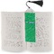 Equations Bookmark with tassel - In book