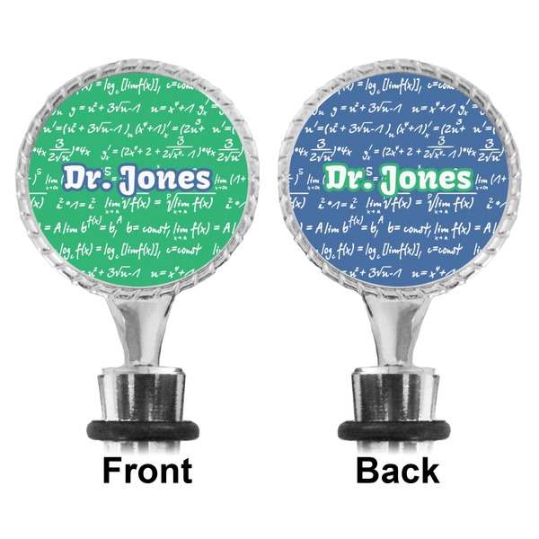 Equations Bottle Stopper - Front and Back
