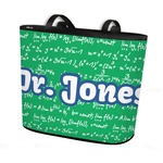Equations Bucket Tote w/ Genuine Leather Trim (Personalized)