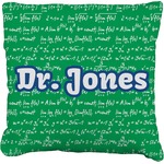 Equations Faux-Linen Throw Pillow 16" (Personalized)