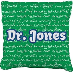 Equations Faux-Linen Throw Pillow 18" (Personalized)
