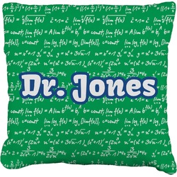Equations Faux-Linen Throw Pillow 26" (Personalized)