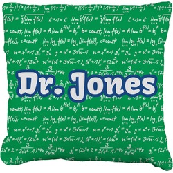 Equations Faux-Linen Throw Pillow (Personalized)