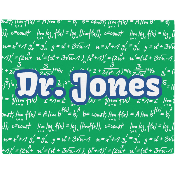 Custom Equations Woven Fabric Placemat - Twill w/ Name or Text