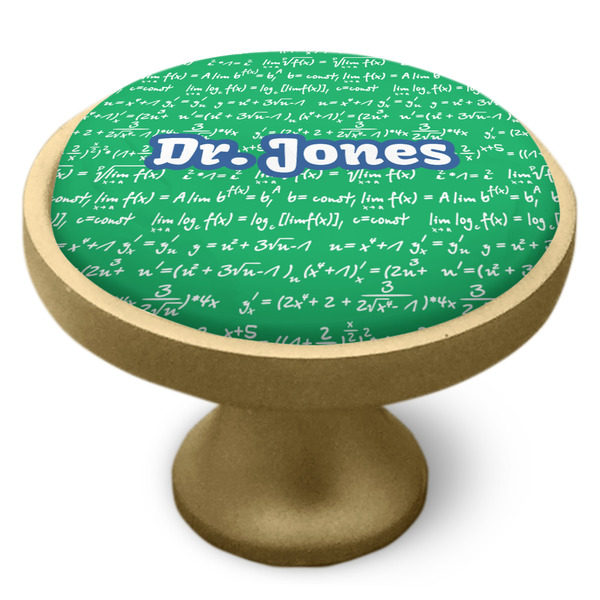 Equations Cabinet Knob - Gold - Side