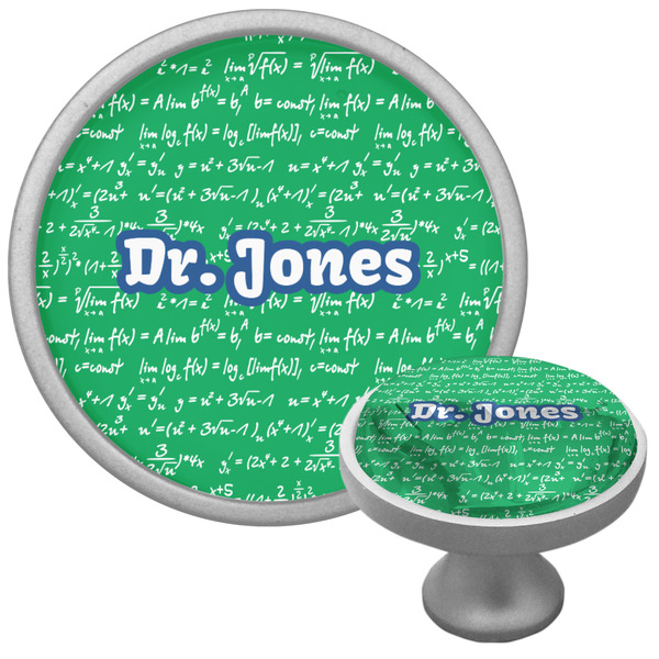 Custom Equations Cabinet Knob (Silver) (Personalized)