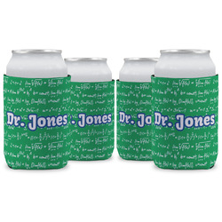 Equations Can Cooler (12 oz) - Set of 4 w/ Name or Text