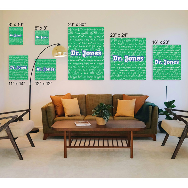 Equations Canvas Prints - Multiple Sizes
