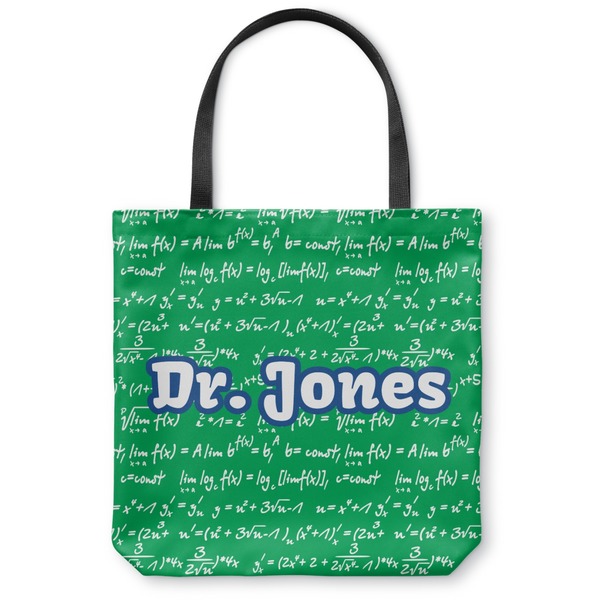 Custom Equations Canvas Tote Bag - Large - 18"x18" (Personalized)