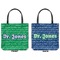 Equations Canvas Tote - Front and Back