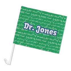 Equations Car Flag - Large (Personalized)