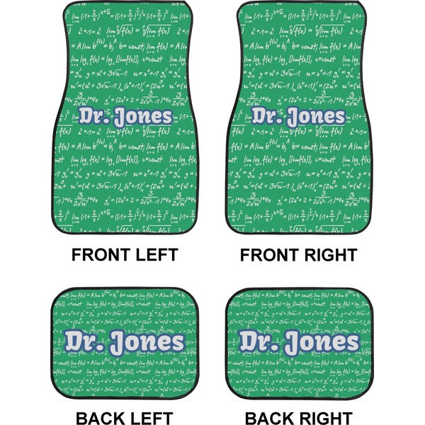 Equations Car Floor Mats Set (2F + 2B)
