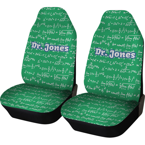 Custom Equations Car Seat Covers (Set of Two) (Personalized)