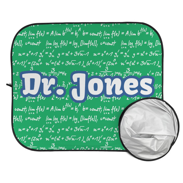 Equations Car Sun Shades - FOLDED & UNFOLDED