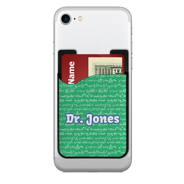 Custom Equations 2-in-1 Cell Phone Credit Card Holder & Screen Cleaner (Personalized)