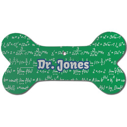 Equations Ceramic Dog Ornament - Front w/ Name or Text