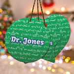 Equations Ceramic Ornament w/ Name or Text