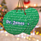 Equations Ceramic Ornament w/ Name or Text