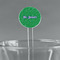 Equations 7" Round Plastic Stir Sticks - Clear (Personalized)