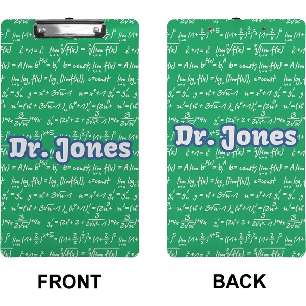 Equations Clipboard (Legal) (Front + Back)