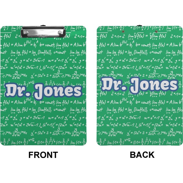Equations Clipboard (Letter) (Front + Back)