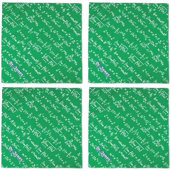 Equations Cloth Napkins - Personalized Dinner (APPROVAL) Set of 4
