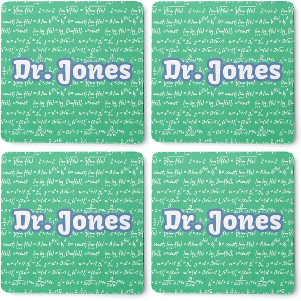 Equations Coaster Rubber Back - Apvl