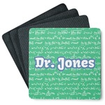 Equations Square Rubber Backed Coasters - Set of 4 (Personalized)