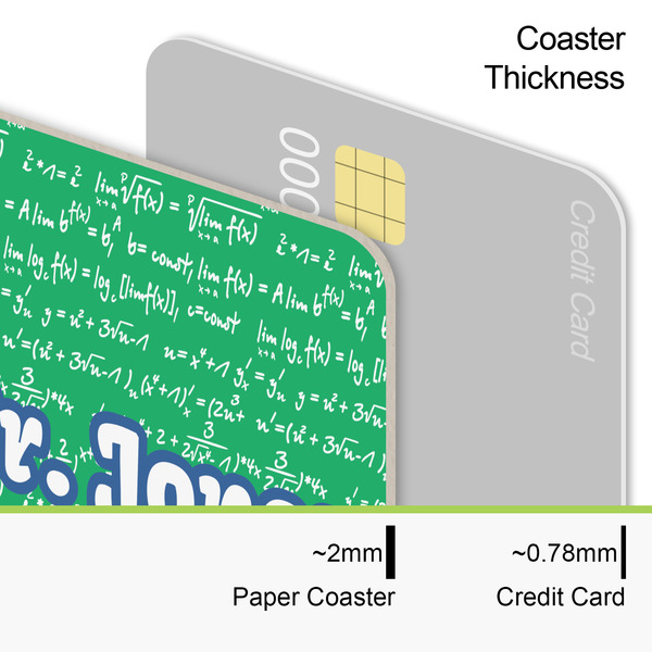 Equations Coaster Thickness