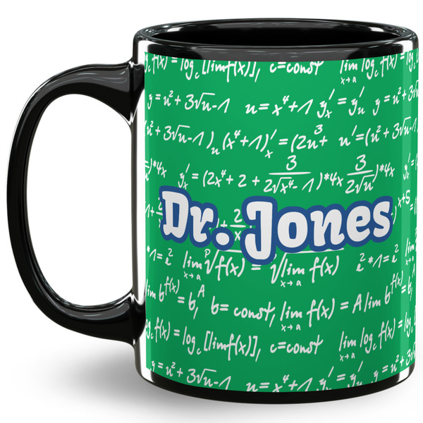 Custom Equations 11 Oz Coffee Mug - Black (Personalized)