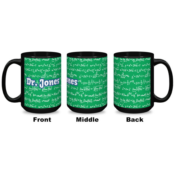 Equations Coffee Mug - 15 oz - Black APPROVAL