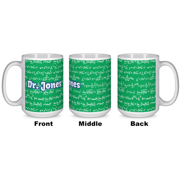 Equations Coffee Mug - 15 oz - White APPROVAL