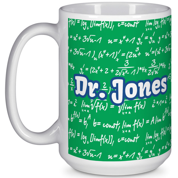 Custom Equations 15 Oz Coffee Mug - White (Personalized)