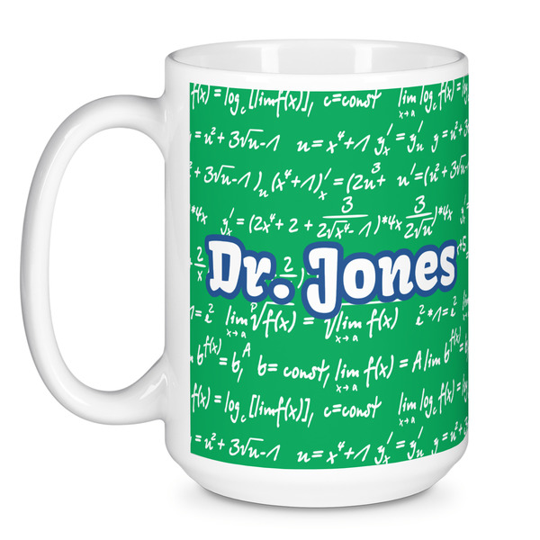 Equations Coffee Mug - 15 oz - White