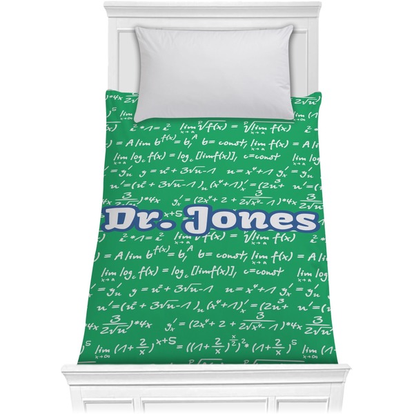 Custom Equations Comforter - Twin (Personalized)