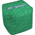 Equations Cube Pouf Ottoman - 18" (Personalized)
