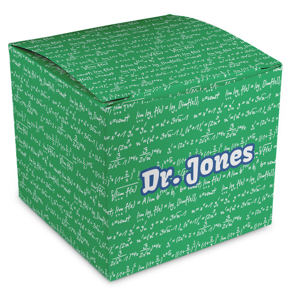 Custom Equations Cube Favor Gift Boxes (Personalized)