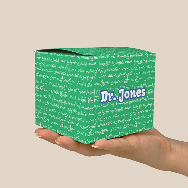 Equations Cube Favor Gift Box - On Hand - Scale View