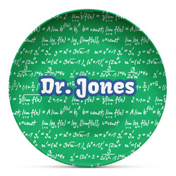Equations Microwave Safe Plastic Plate - Composite Polymer (Personalized)