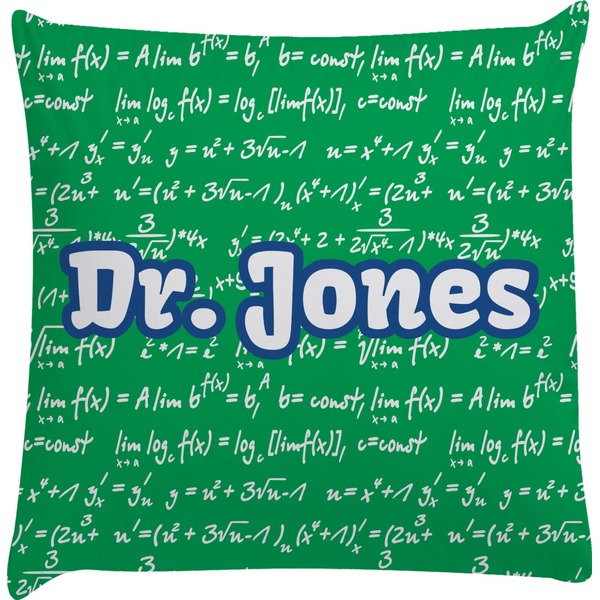 Custom Equations Decorative Pillow Case (Personalized)