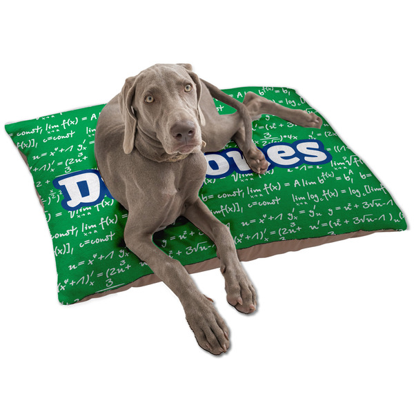 Custom Equations Dog Bed - Large w/ Name or Text