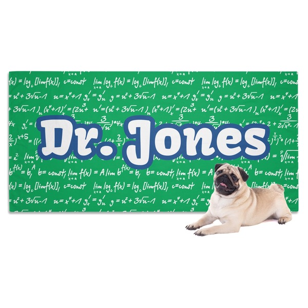 Custom Equations Dog Towel (Personalized)