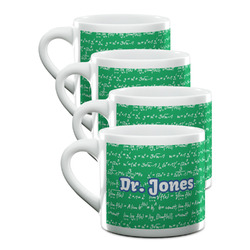 Equations Double Shot Espresso Cups - Set of 4 (Personalized)